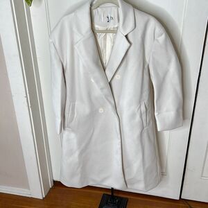 Princess Polly STARMAN COAT STONE Double Breasted Lapel Coat Nwot Size 4